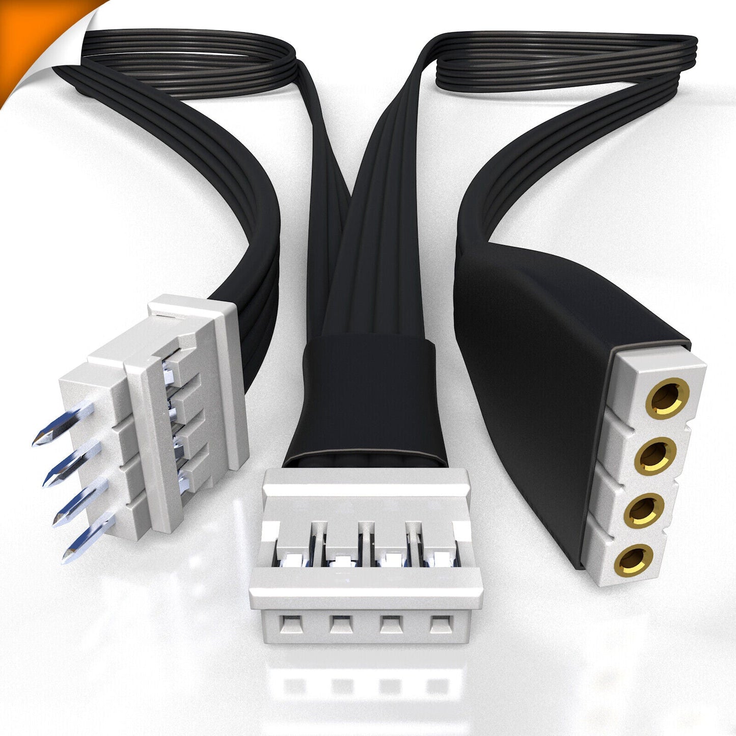 Gradient - Splitter ZWART | CONTROLEKAST > Starter & Verlengstuk | in voet