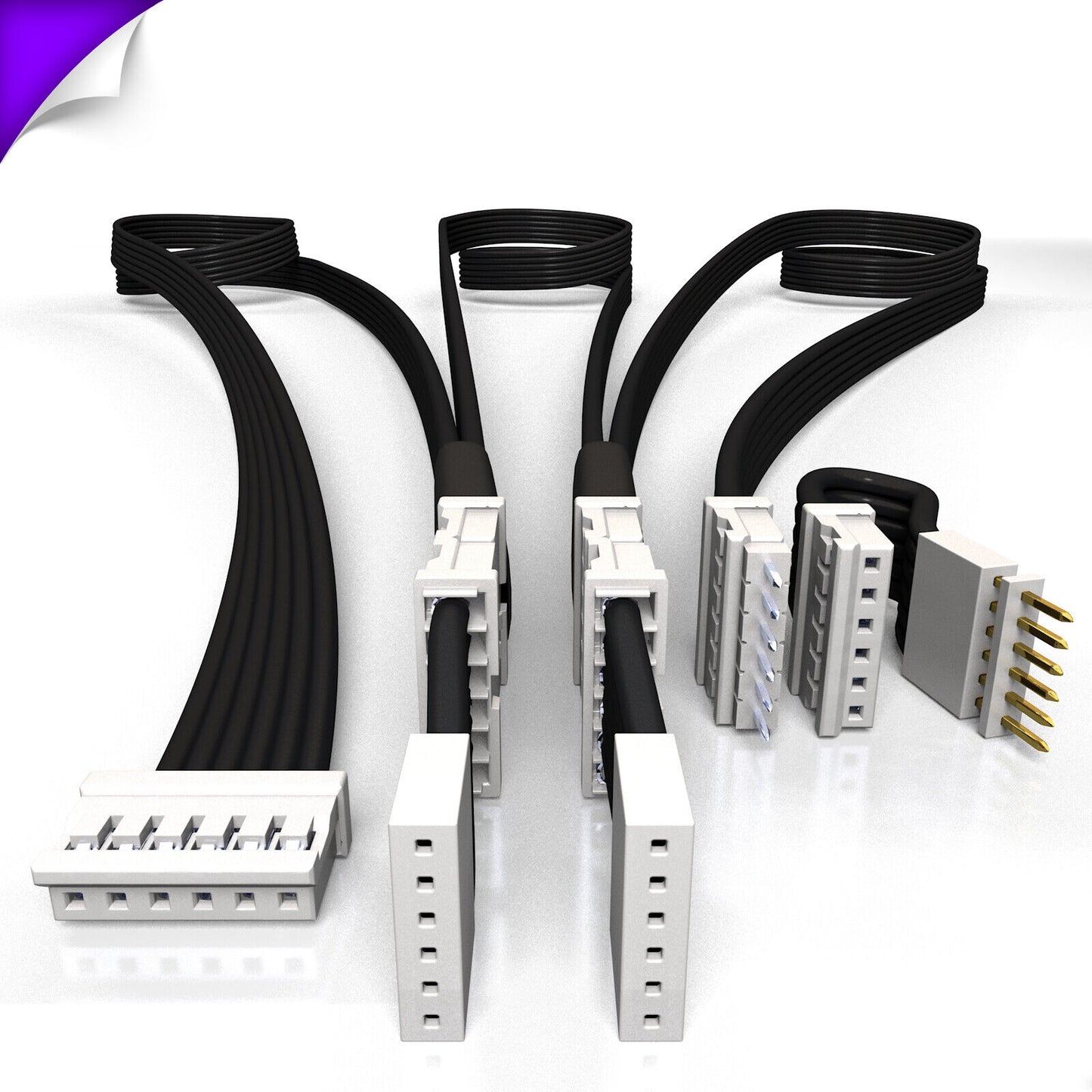 Plus V4 - BLACK Parallel Cable | Multi Point Splitter 3,4,5,6,7,8+ way