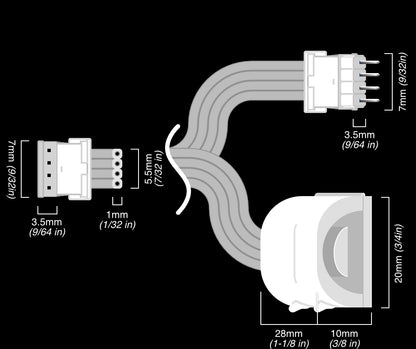 Flux - Splitter BLACK | CONTROL BOX > Starter & Extension | in Meters