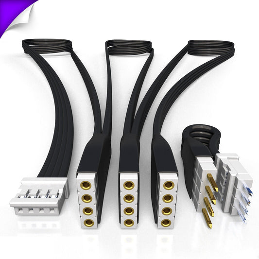 Gradient - Parallel Cable | BLACK Multi Point Splitter 2,3,4+ way