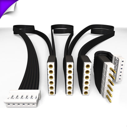 Plus V2 - BLACK Parallel Cable | Multi Point Splitter 3,4,5,6,7,8+ way