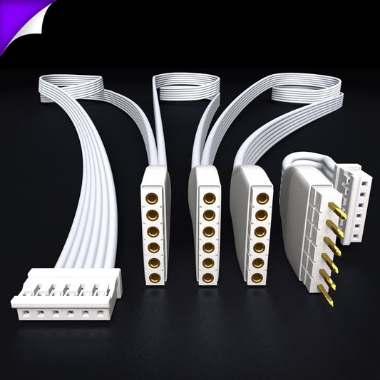Plus V2 - WHITE Parallel Cable | Multi Point Splitter 3,4,5,6,7,8+ way