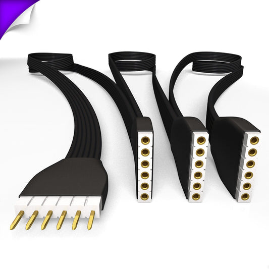 Plus V2 & V3 - Parallel Cable | BLACK Multi Point Splitter 3,4,5,6,7,8+ way